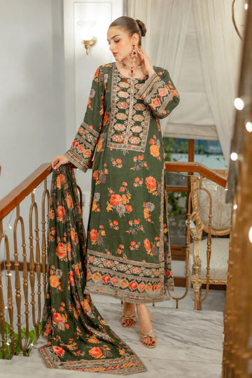 ANEELA’s PURE SILK WITH 4 side Lace Ready to Wear SILK DUPATTA